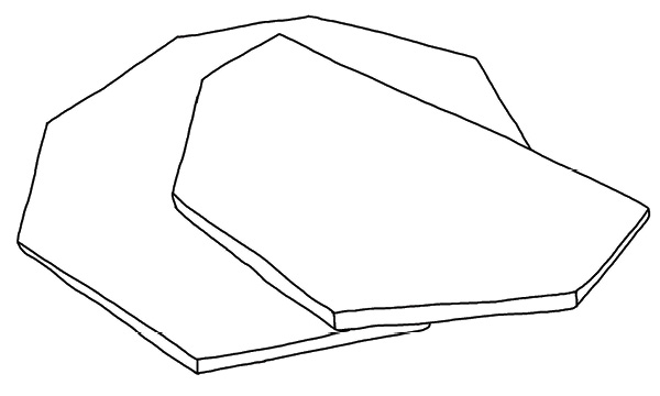Illustration of kiln shelves.