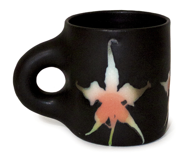 11 NonPorous Ceramics' Orchid Mug in Moth, wheel-thrown ceramic.