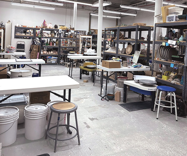 4 Independent Study and Mentoring studio at The Village Potters Clay Center.
