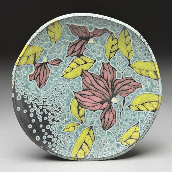 Finished plate by Colleen Riley.