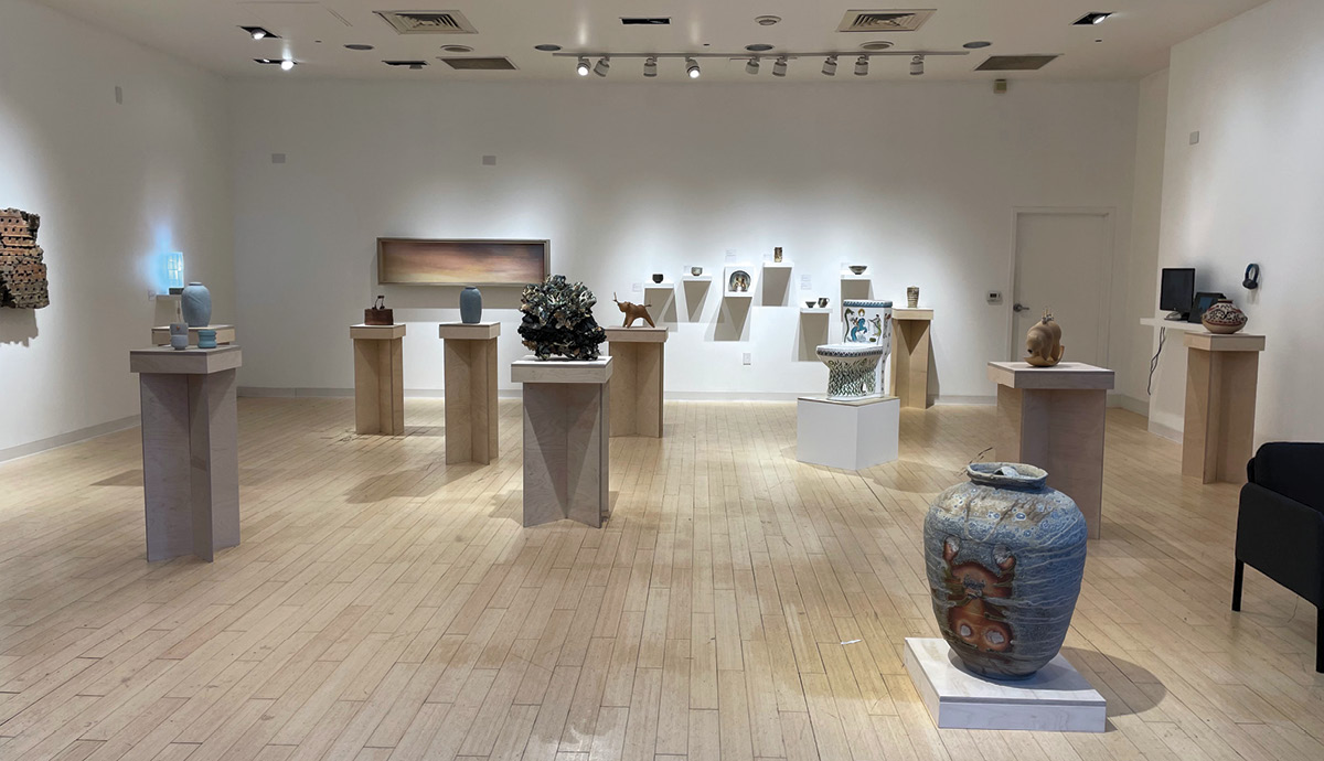 1 Installation view of Treading Lightly: Walking the Talk, 2025.