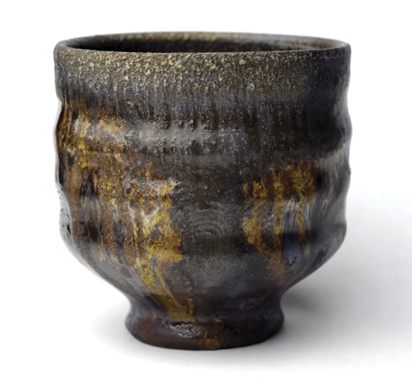 2 Will Talbot’s tea cup, 4½ in. (9 cm) in height, Standard Clay 378 stoneware, David Shino, fired to cone 10, 2023.
