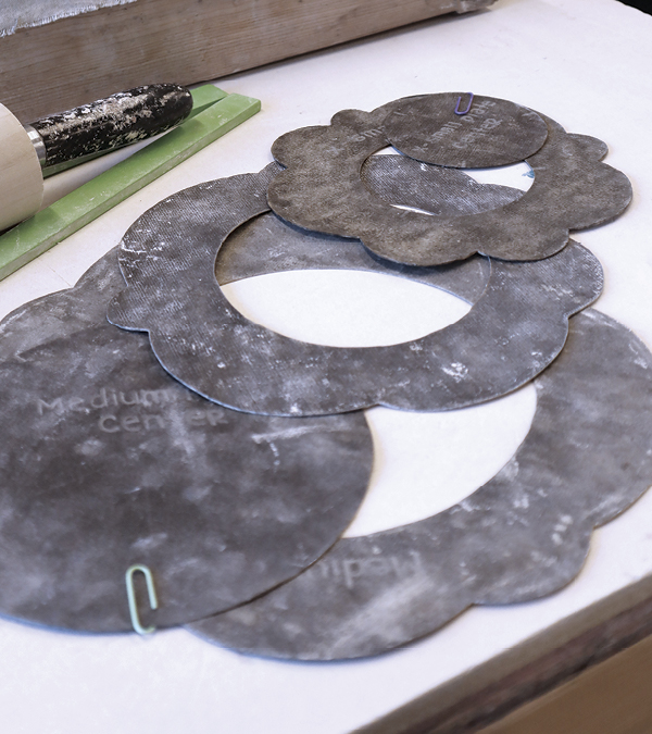 1 Create your template and transfer it to tar paper.