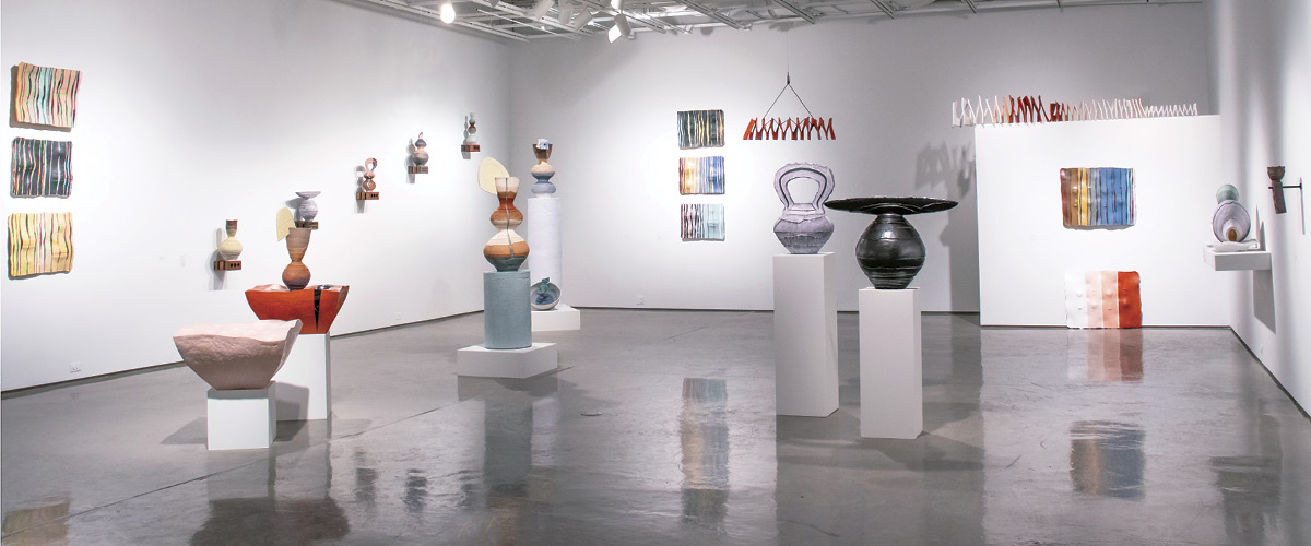 2 “Solarium” (installation view), at Fosdick Nelson Gallery in Alfred, New York, 2021.