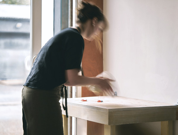 2 Olivia Walker in her studio. Photo: Courtesy of Lallier.