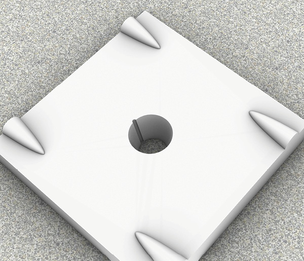 7 Drill a hole, carve it to a tapered shape, sand smooth, and apply parting compound. Photo: Tom Mason.