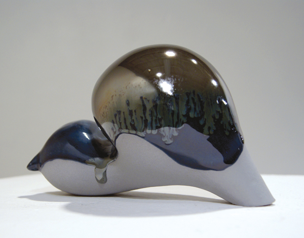Stephanie Galli’s bb, 8 in. (20 cm) in length, porcelain, 2015.