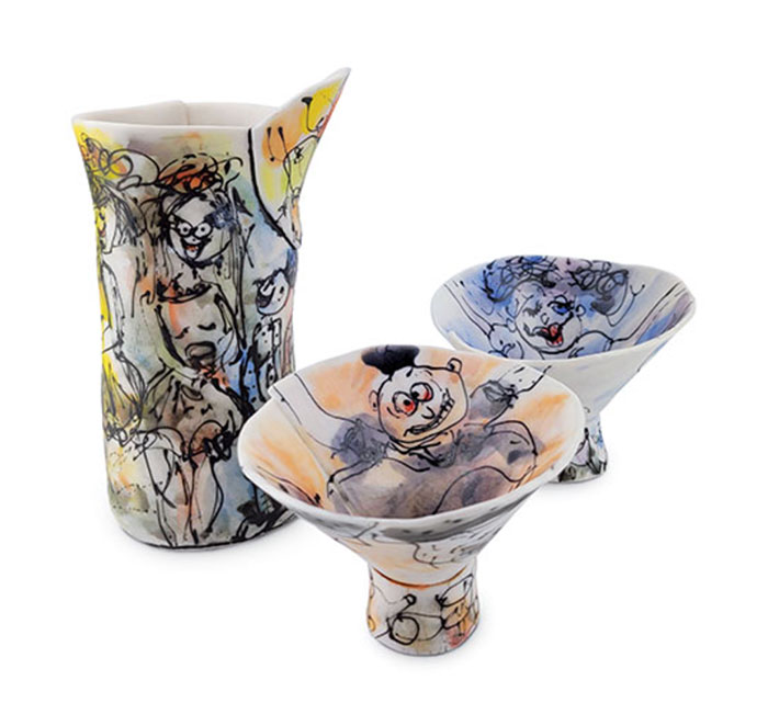 Finished Martini Set by Keok B Lim