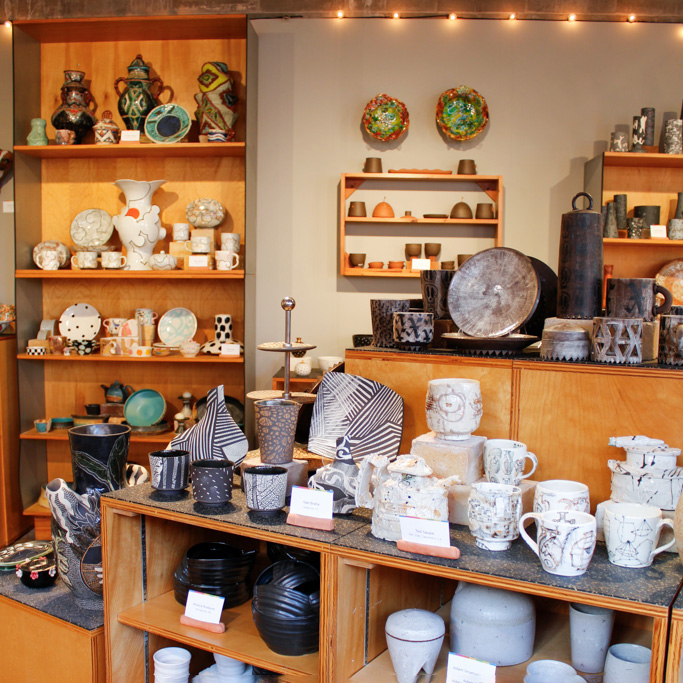 Photo showing Northern Clay Center’s Sales Gallery