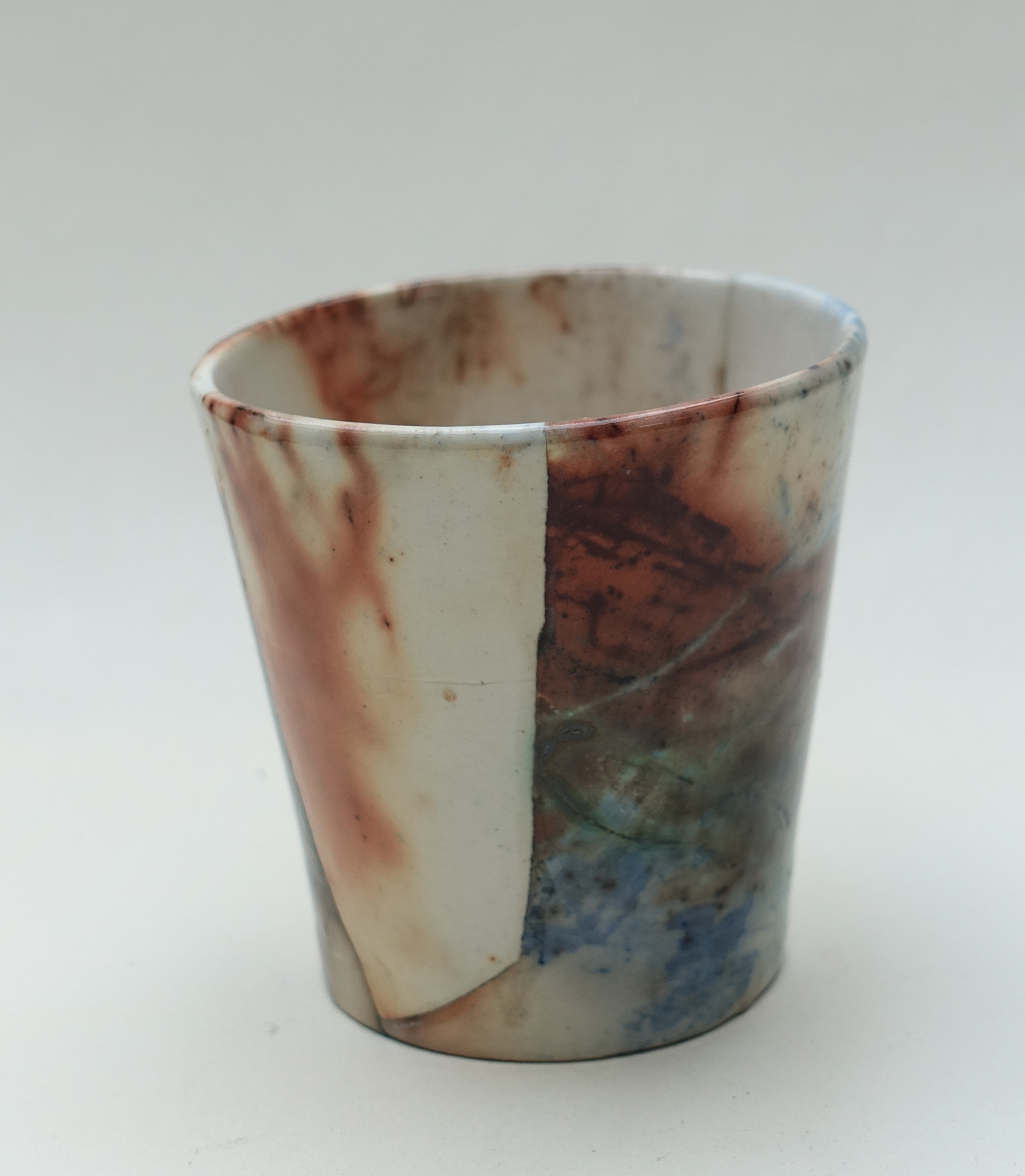 Jolanda van de Grint’s untitled, 2 in. (6 cm) in height, slip, fired to (1060°C), 2021.