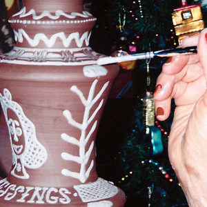 How to Decorate a 17th Century English Slipware Candlestick by Irma Starr