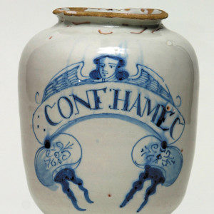 Mint Collection: A Tin-Glaze Drug Jar, ca. 1680 by Margaret Zimmerman