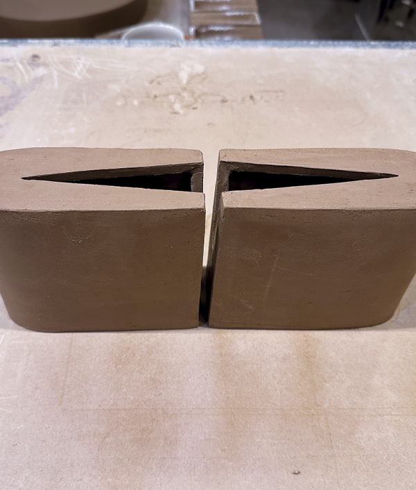 12 Give your finished forms a once over and refine or compress any edges or surfaces that need more attention.