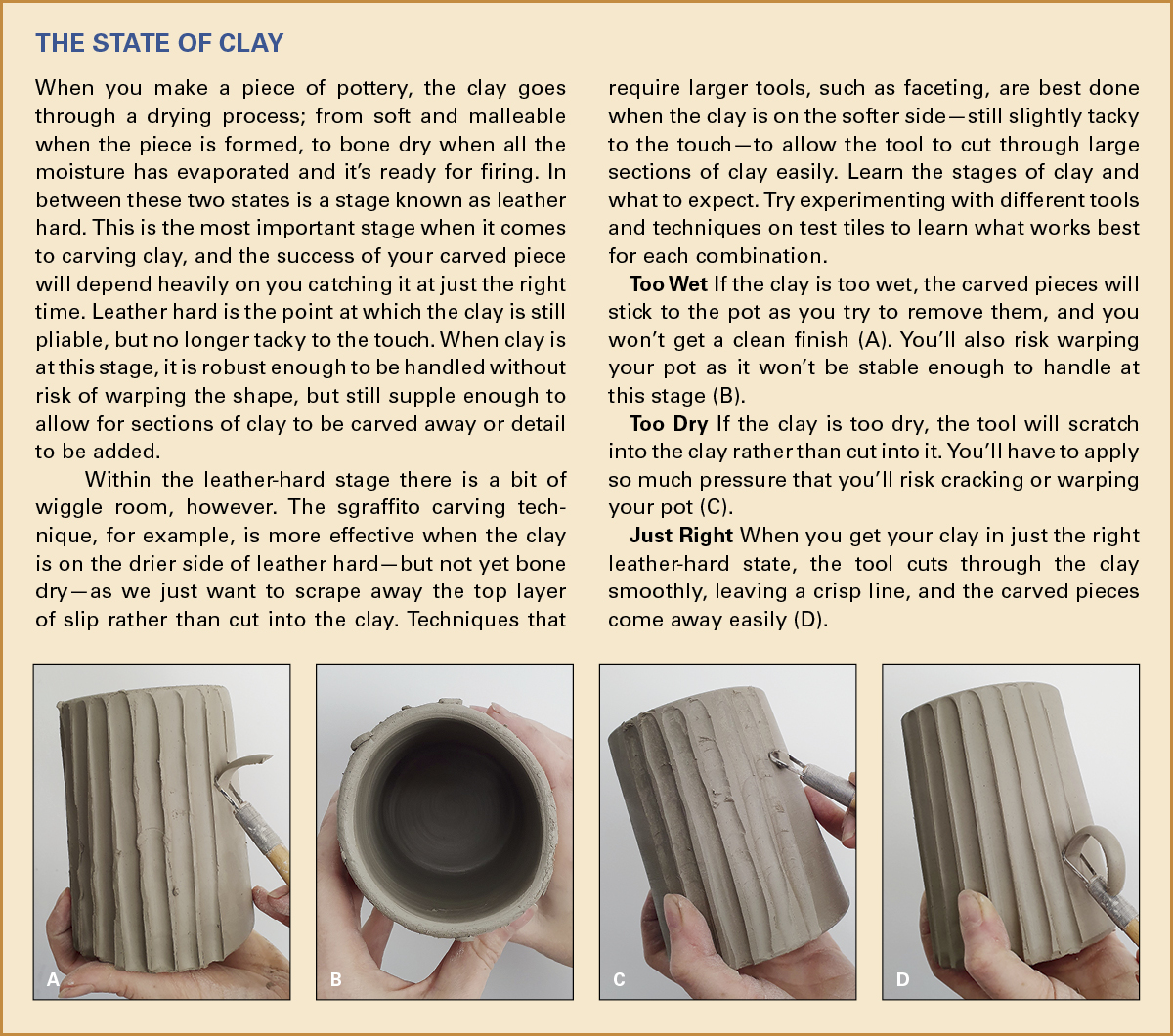 The State of Clay sidebar