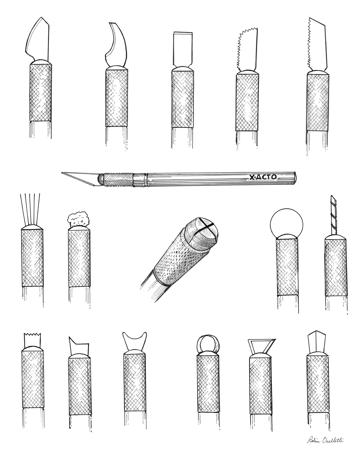 ottery Illustrated: X-Acto Knife Hacks