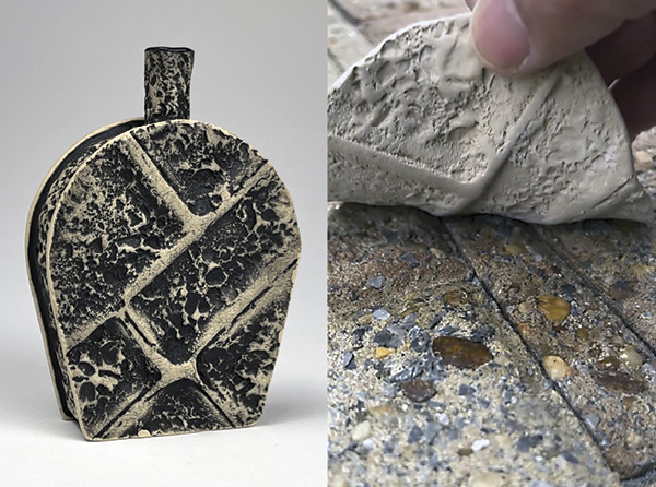 Frank James Fisher's FLASK #1: Patio pavers, acquired in Seacrest Beach, Florida.
