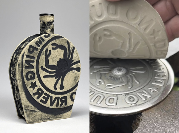Frank James Fisher's FLASK #6: Storm drain cover, acquired in Hilton Head Island, South Carolina.