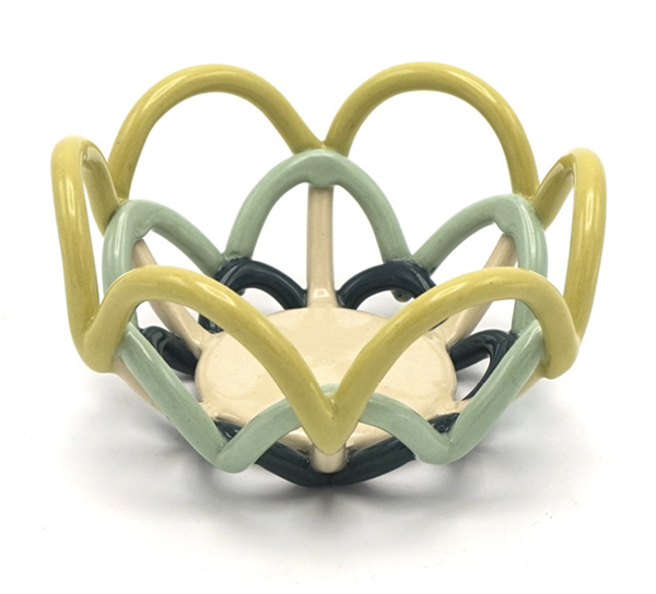 Sarah German's woven basket.