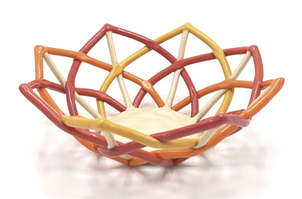 Sarah German's woven basket.
