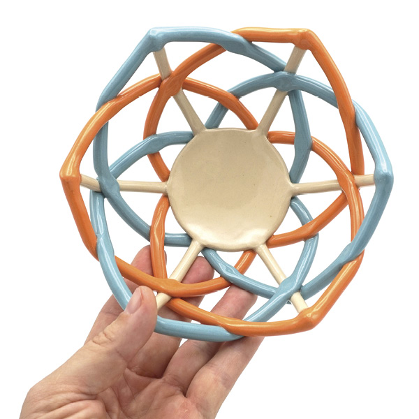 Sarah German's woven basket