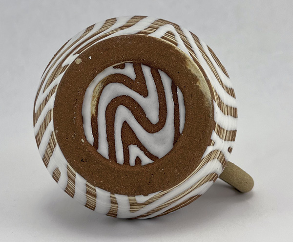 Alex Maldonado's Mug, 4½ in. (11 cm) in height, marbled stoneware, glaze, 2023.