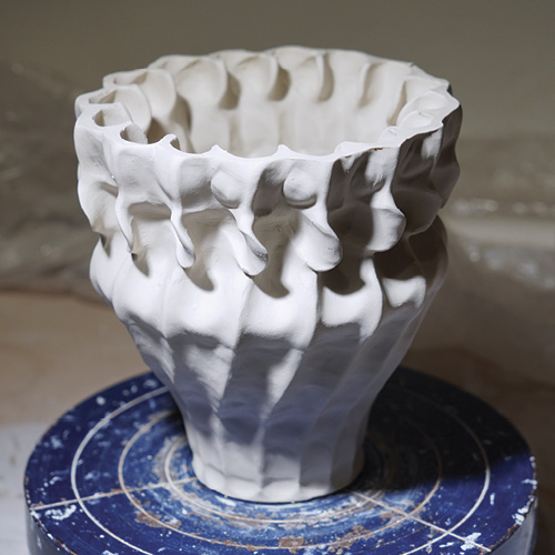 Expressive Porcelain Lampshades by Grace Potter article thumbnail