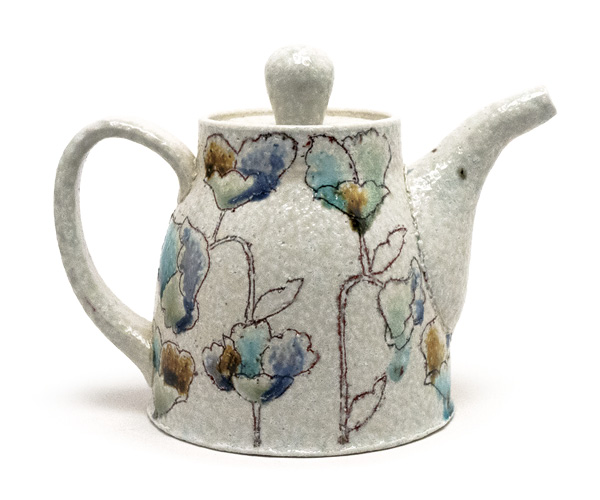 Kyle Brumsted's finished teapot.