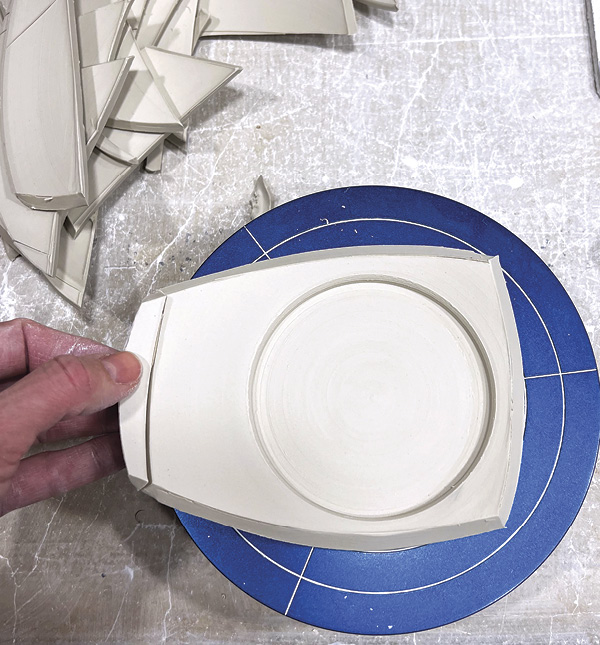 6 Gently pull away the cut sides to reveal the altered shape.