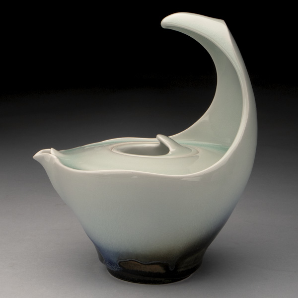 Noel Bailey's Wave Teapot with Infuser, 8½ in. (21.6 cm) in height.