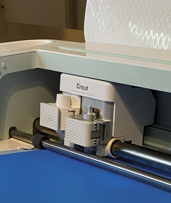 5 Cut your image into stencil vinyl. I use a Cricut brand die-cutting machine but other craft machines work as well.