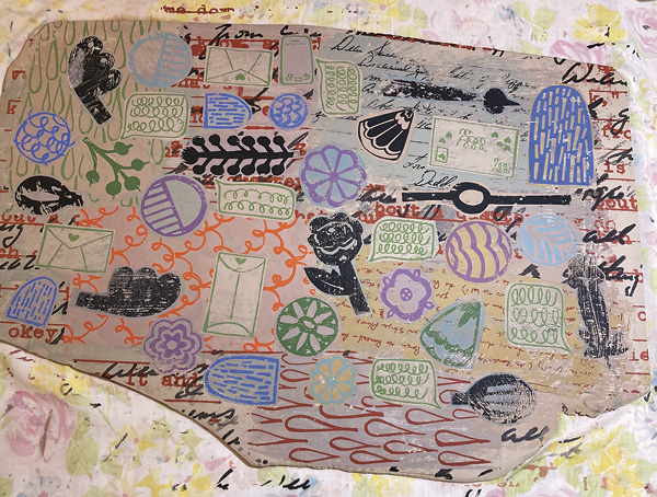15 Do a final blotting and smoothing of the clay surface with a clean sheet of newsprint.