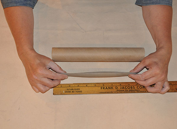 Fig 4 4 Remove the shaped handle from the tube.