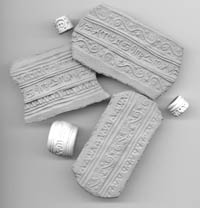 Pairing roulettes can create a variety of complex designs.