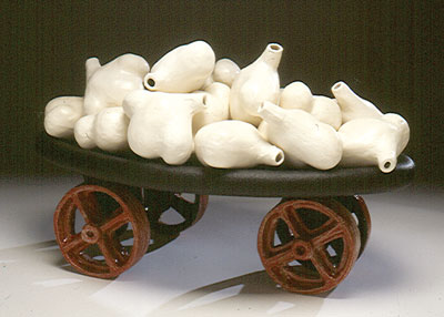 Ceramic Artist Lydia Thompson's Cotton Bones photo