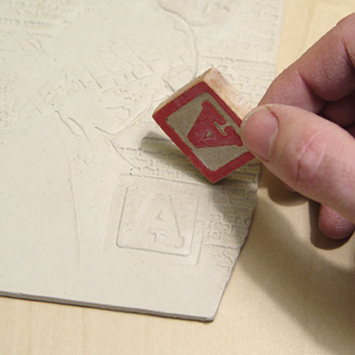 Fig.8 The impression is clean without any trace of the previous impression.