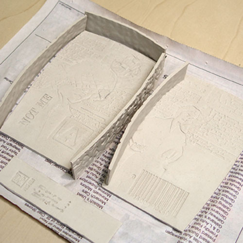 Fig.10 Lay all the pieces out. Cover with plastic for approx. 30-45 minutes.