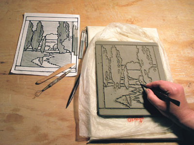 6. Carve grout lines deep enough to provide plenty of ‘grab’.