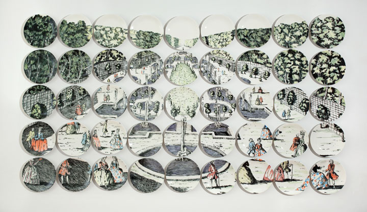 In addition to the Anthropologie line, Hatch still exhibits work in galleries, such as this piece, which appeared at the Ferrin Gallery.