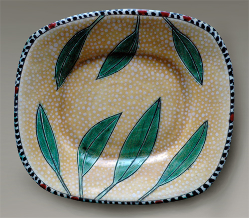 Okay, so this isn't the exact plate in the video, but the only difference is the smaller dots! You get the idea, right?