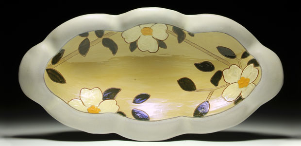 CarterTanOvalPlatter