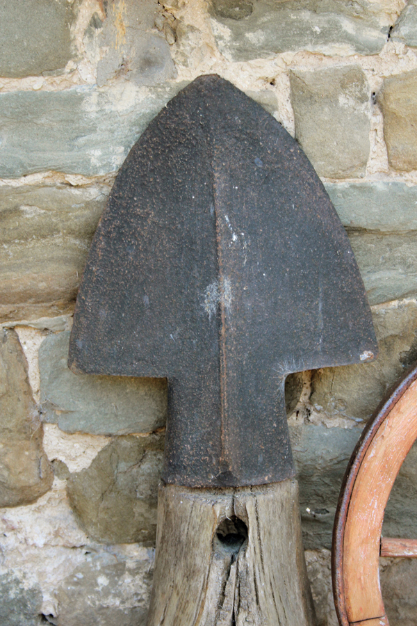 Photo of a plowshare.