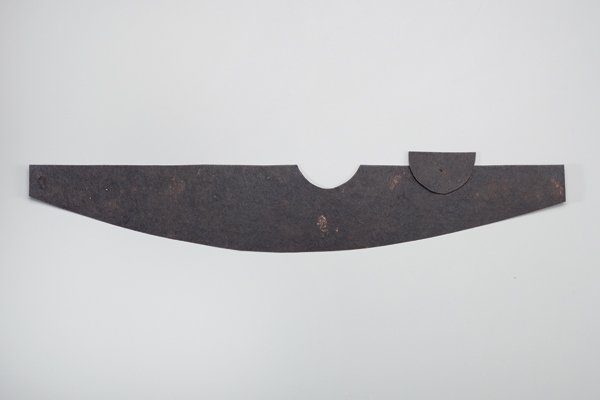 Pattern C for Sliver, 18 in. (46 cm) in length, tarpaper, 2013. Photo: Steve Mann.