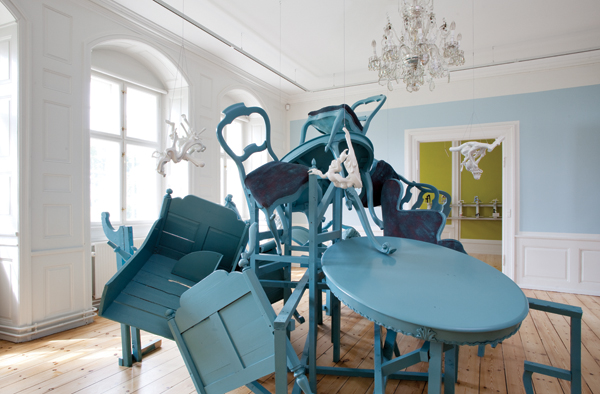 1 Louise Hindsgavl’s All Your Qualities (installation view), variable dimensions, porcelain, 2014.