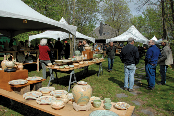 3 Richard Hensley’s work on display at Richard Vincent’s studio during the annual St. Croix Valley Pottery Tour in 2017.