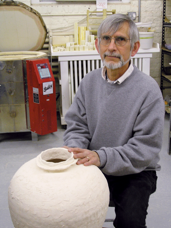 3 Joel Brown in his studio. Photo: Deborah Heid.