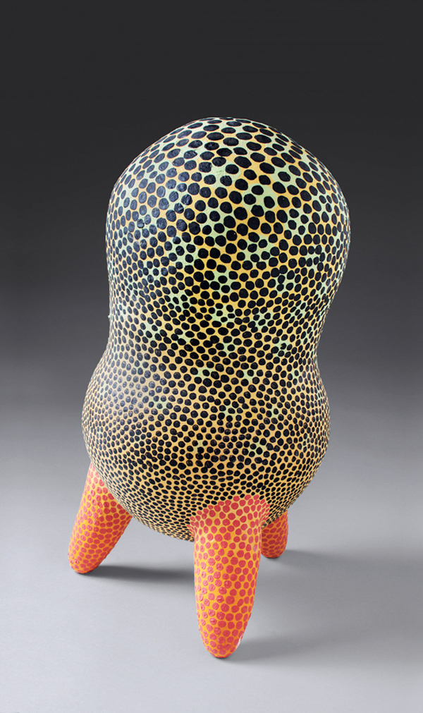 6 Acala, 20½ in. (52 cm) in height, wheel-thrown stoneware, colored slips, underglazes, 2014. Photos: Kevin Olds. Courtesy of Carl Solway Gallery.
