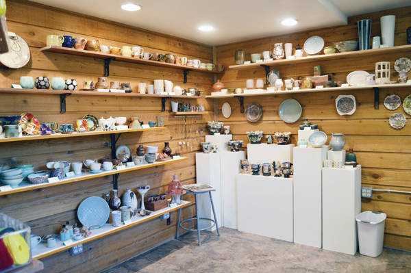 2 The Carbondale Clay Center’s office doubles as a gallery store, featuring rotating works by local, national, and international artists. Photo: Jessica Cabe.