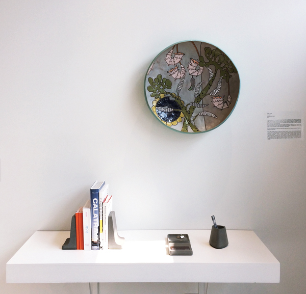 8 “Teaching Materials” exhibition at Craft Ontario, Marc Egan’s Emergence, stoneware, glaze, 2017. Photo: Craft Ontario. 
