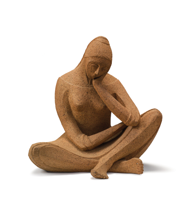 3 Ruth Rippon’s Sofia, 18½ in. (47 cm) in height, stoneware, 1959.