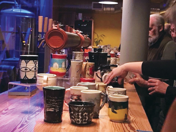 7 Finished vessels on display at Bright Ideas Brewing, North Adams, Massachusetts. Photo: Jack Criddle.